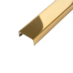Gold Plated Stainless Steel U Profile